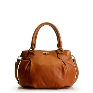 J Crew Tan Leather Purse